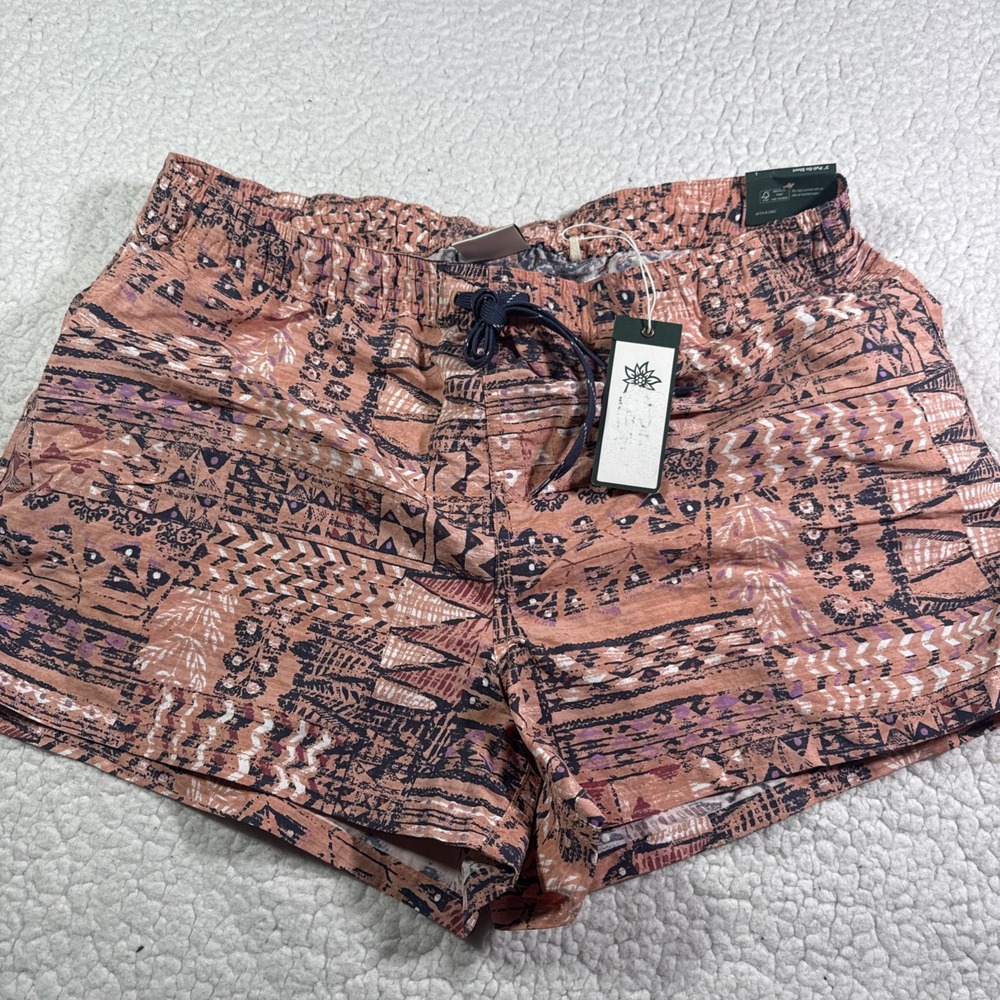 Alpine Design Womens Nylon 3" Pull On Shorts Size L Orange Spice NWT Outdoors